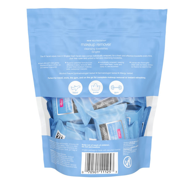 Neutrogena Makeup Remover Face Wipe Singles, 20 Ct MyStore US